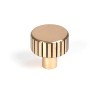 25mm Judd Cabinet Knob (No rose) - Polished Bronze