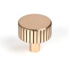 32mm Judd Cabinet Knob (No rose) - Polished Bronze