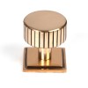 32mm Judd Cabinet Knob (Square) - Polished Bronze