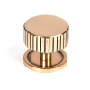 38mm Judd Cabinet Knob (Plain) - Polished Bronze