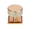 38mm Judd Cabinet Knob (Square) - Polished Bronze