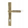 Brompton Slimline Lever Espag. Lock Set - Polished Brass
