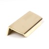 100mm Moore Edge Pull - Polished Brass