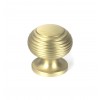 Beehive Cabinet Knob 30mm - Satin Brass