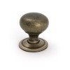 Mushroom Cabinet Knob 32mm - Burnished Brass
