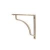 Abingdon Shelf Bracket (150mm x 150mm) - Burnished Brass