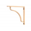 Abingdon Shelf Bracket (150mm x 150mm) - Polished Bronze