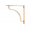 Abingdon Shelf Bracket (200mm x 200mm) - Polished Bronze