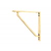 Barton Shelf Bracket (150mm x 150mm) - Aged Brass