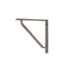Barton Shelf Bracket (150mm x 150mm) - Burnished Brass