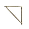 Barton Shelf Bracket (200mm x 200mm) - Burnished Brass