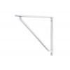 Barton Shelf Bracket (200mm x 200mm) - Polished Chrome