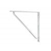 Barton Shelf Bracket (200mm x 200mm) - Satin Chrome