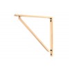 Barton Shelf Bracket (200mm x 200mm) - Polished Bronze