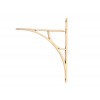 Tyne Shelf Bracket (314mm x 250mm) - Polished Bronze