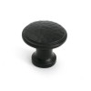 Hammered Cabinet Knob - Medium - Aged Bronze