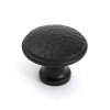 Hammered Cabinet Knob - Large - Aged Bronze