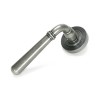 Newbury Lever on Rose Set (Beehive) - Unsprung - Pewter