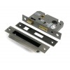 2½" Euro Profile Sash Lock - Pewter Patina
