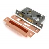 2½" Euro Profile Sash Lock - Polished Bronze