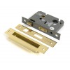 3" Euro Profile Sash Lock - Polished Brass