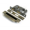 3" Euro Profile Sash Lock - Aged Brass