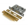 3" Euro Profile Sash Lock - Satin Brass