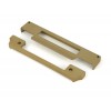½" Rebate Kit for Euro Sash Lock - Satin Brass