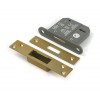 3" 5 Lever BS Dead Lock - Satin Brass