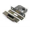 2½" Euro Profile Dead Lock - Aged Brass