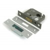 2½" Euro Profile Dead Lock - Satin Chrome
