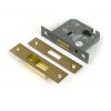 3" Euro Profile Dead Lock - Satin Brass