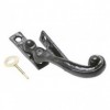 Kirkpatrick (1166) Rose Head Fastener Lock. Wedge RH - Black