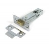 3" Tubular Mortice Latch - Polished Chrome