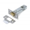 3" Tubular Mortice Latch - Satin Chrome