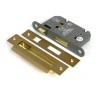 2½" Heavy Duty Bathroom Mortice Lock - Satin Brass