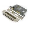 2½" Heavy Duty Bathroom Mortice Lock - Polished Nickel