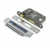 2½" Heavy Duty Bathroom Mortice Lock - Polished Chrome