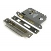 3" Heavy Duty Bathroom Mortice Lock - Pewter Patina