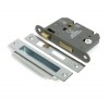 3" Heavy Duty Bathroom Mortice Lock - Polished Stainless Steel