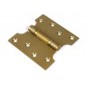 4" x 2" x 4"  Parliament Hinge (pair) ss - Satin Brass