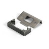 ½" Rebate Kit for Tubular Mortice Latch - Pewter Patina