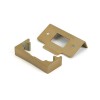½" Rebate Kit for Tubular Mortice Latch - Satin Brass