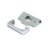 ½" Rebate Kit for Tubular Mortice Latch - Polished Chrome