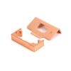 ½" Rebate Kit for Tubular Mortice Latch - Polished Bronze