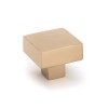 Albers Cabinet Knob - 30mm - Polished Bronze