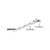Art Deco 8" Stay - Polished Chrome