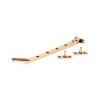 Art Deco 10" Stay - Polished Bronze