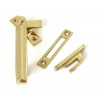 Locking Art Deco Fastener - LH - Polished Brass