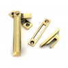 Locking Art Deco Fastener - LH - Aged Brass